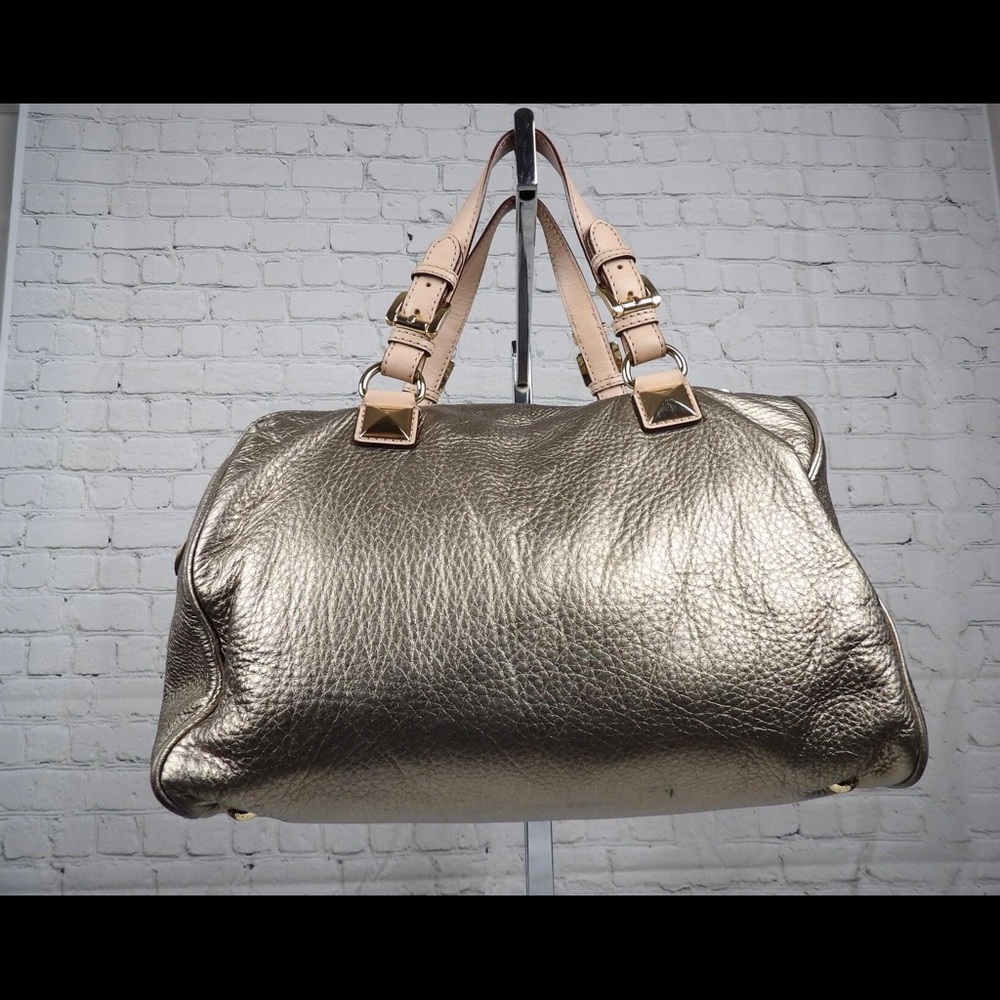Michael Kors Gold Satchel - Picture 5 of 9